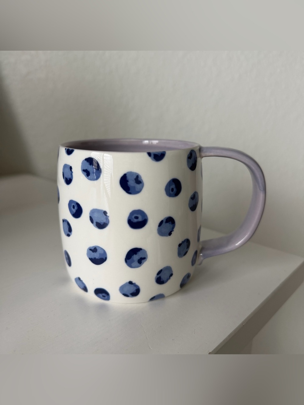 Anthropologie Blueberry Berry Berry Stoneware Mug, Sold Out!!